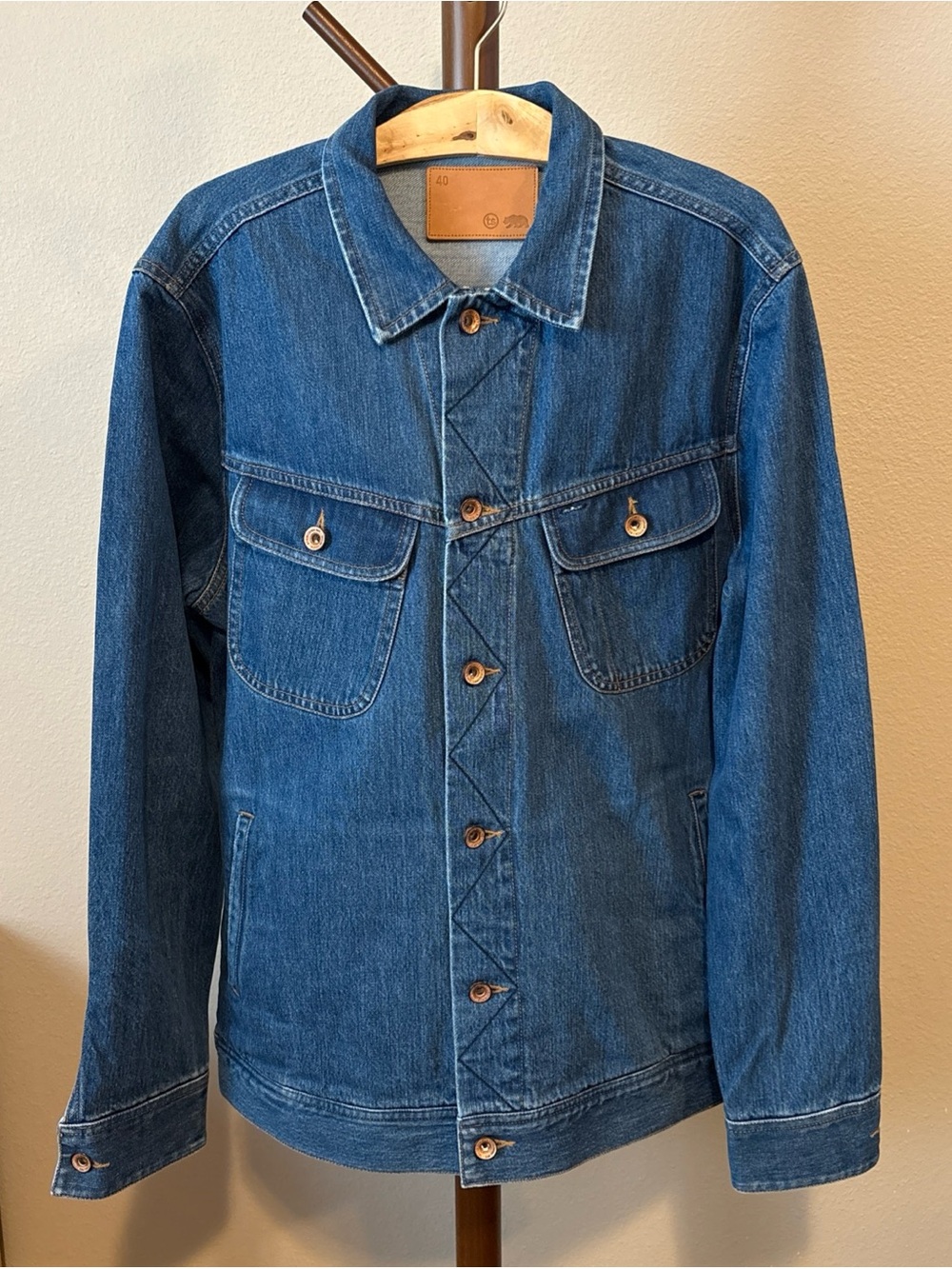 Taylor Stitch Indigo Blue Denim Jacket